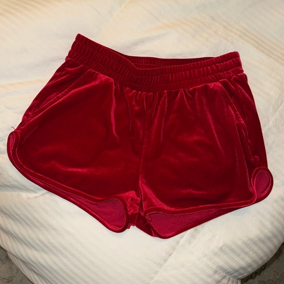 Superdown Womens Ariana Track Shorts Red Velvet - Picture 5 of 5
